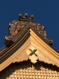 神明宮の神殿　栃木のお伊勢様